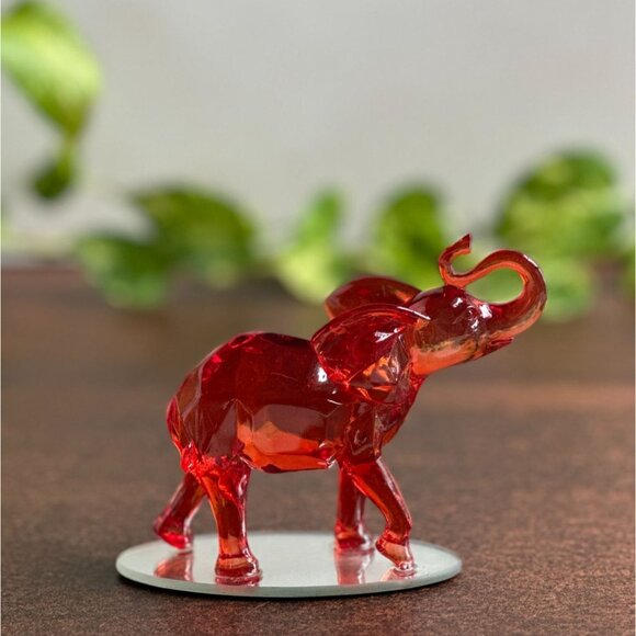 B. Jensen Red Diamond Elephant Figurine - Picture 11 of 11